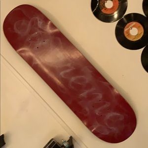 Supreme smoke deck red 8.5 inches out of wrap